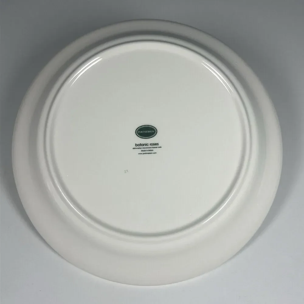 Portmeirion Botanic Roses Garden 8.5 in Salad Plate Portmeirion Rose